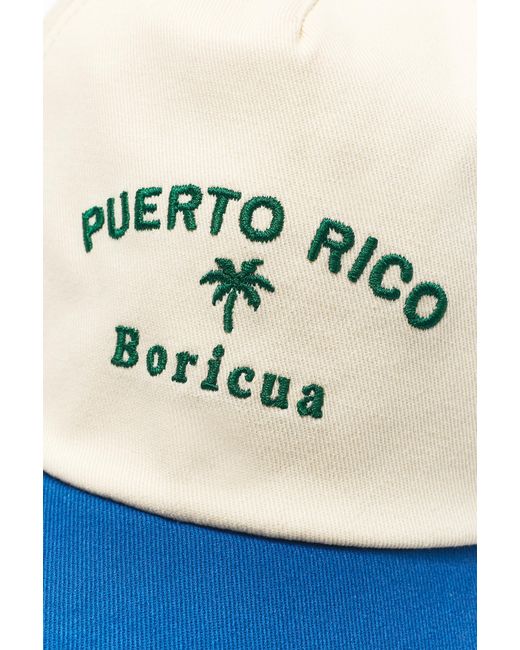 Pull&Bear Blue Puerto Rico Cap