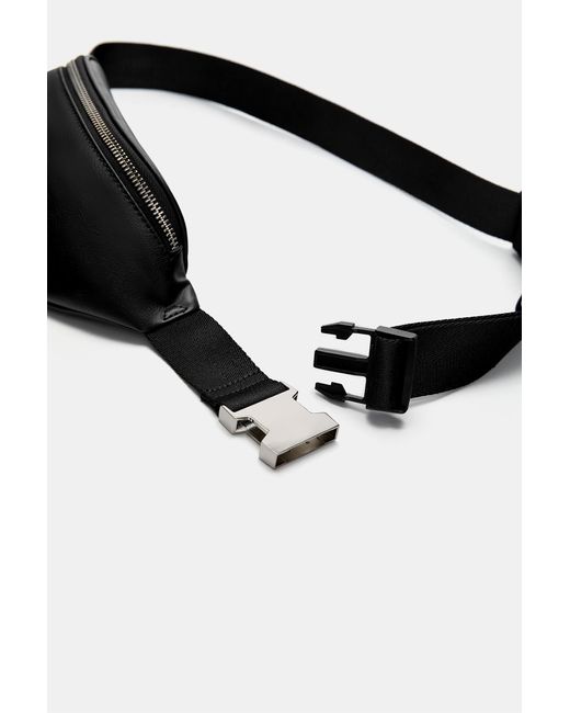 Pull&Bear White Urban Fanny Pack for men