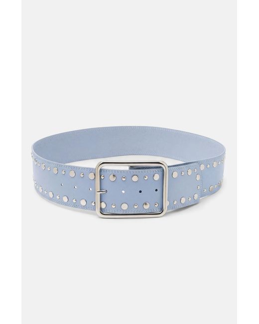Cintura Larga Borchie di Pull&Bear in Blue
