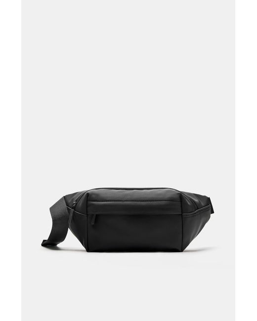Marsupio Gommato di Pull&Bear in Black da Uomo