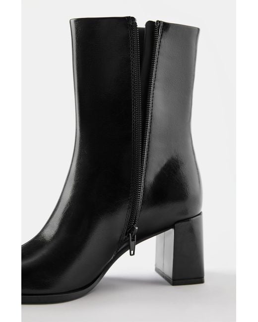 Pull&Bear Black Absatzstiefeletten