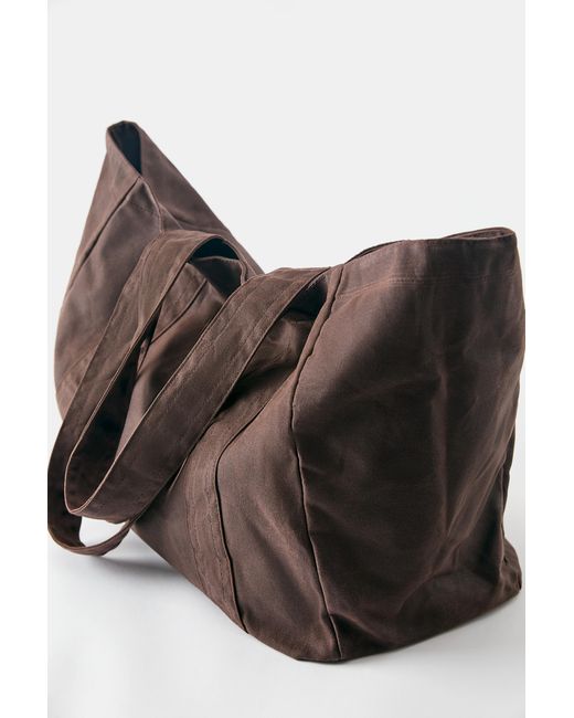 Borsa Shopper di Pull&Bear in Brown da Uomo