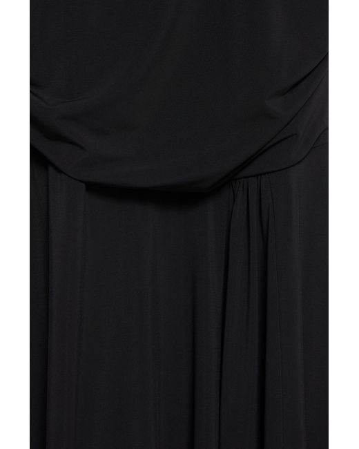 Pull&Bear Black Halter Midi Dress