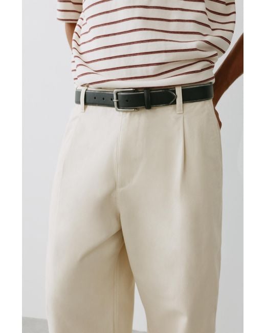 Pull&Bear Multicolor Baggy Chino Trousers With Darts for men