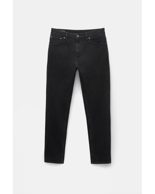 Pull&Bear Slim Jeans in het Black voor heren