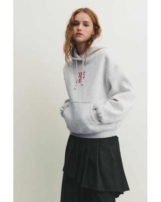 Pull&Bear Black The Met Hoodie