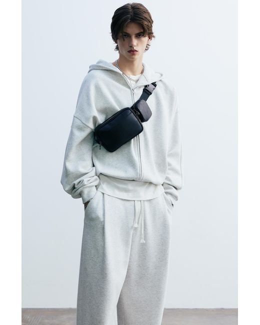 Pull&Bear Blue Urban Belt Bag Purse for men