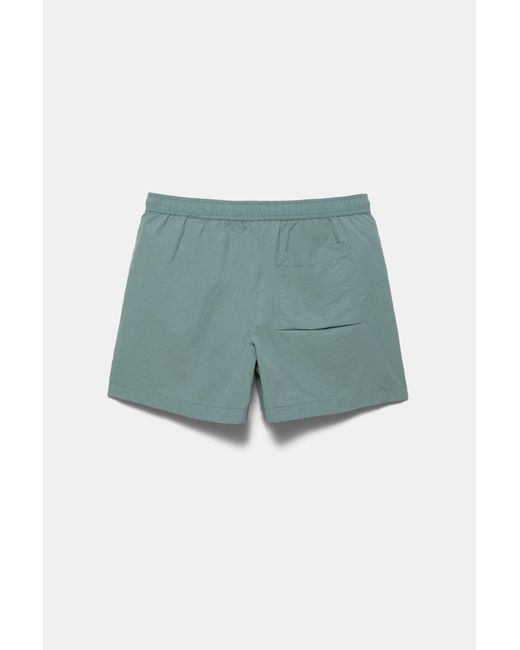 Pull&Bear Regular Fit Zwembroek in het Green voor heren