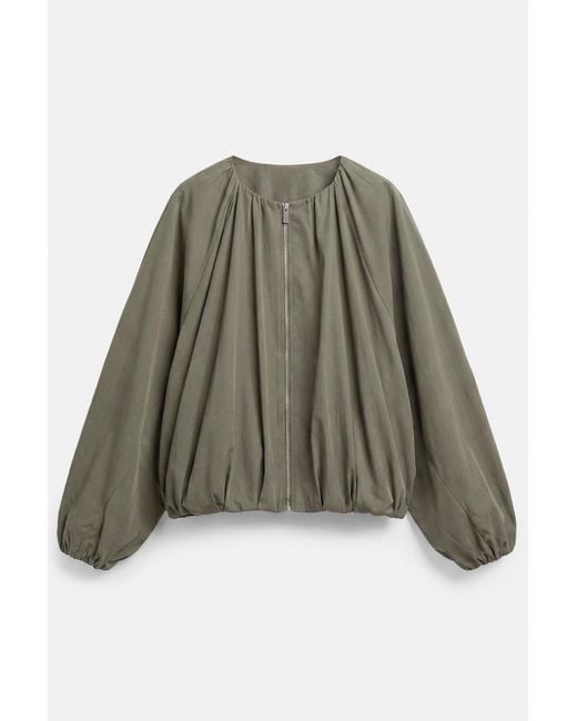 Pull&Bear Balloon Bomberjack in het Green