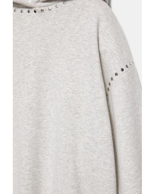 Pull&Bear Hoodie Met Studs in het Multicolor