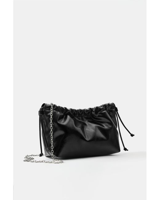Pull&Bear Black Beuteltasche