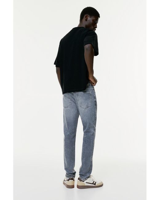 Pull&Bear Slim Jeans in het Black voor heren