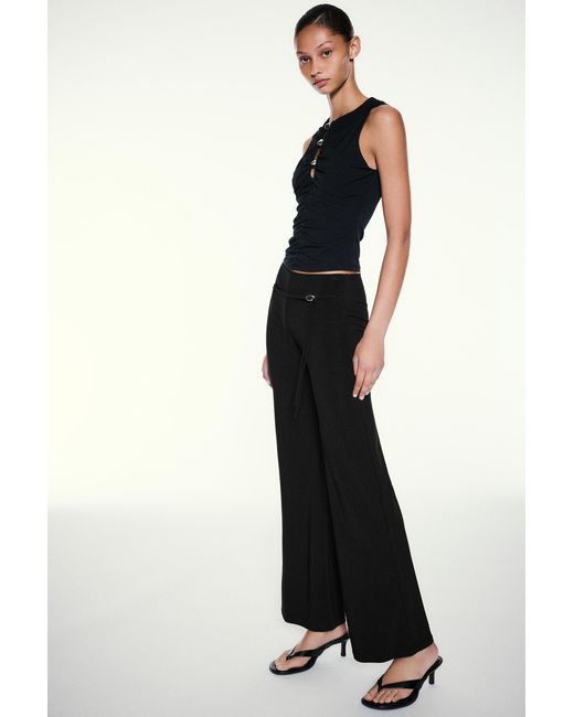 Pantalon Flare Pull&Bear en coloris Black