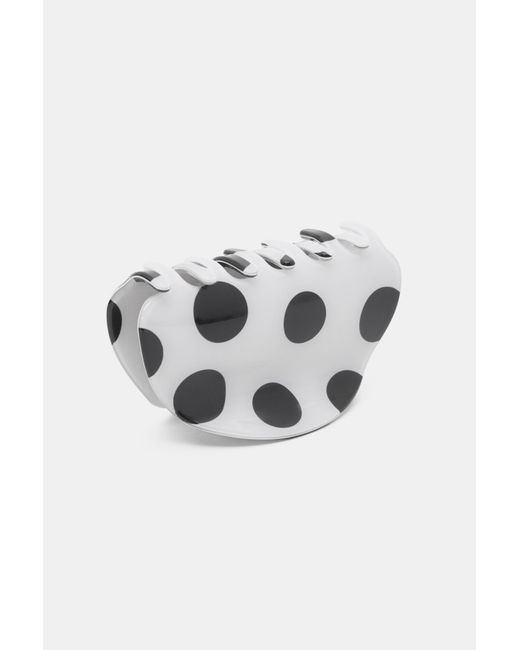 Pull&Bear White Polka Dot Hair Clip