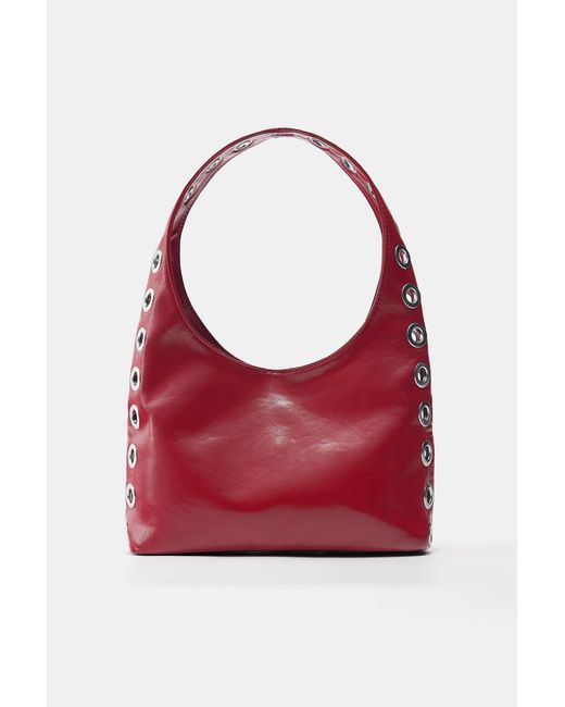 Pull&Bear Blue Shoulder Bag With Studs