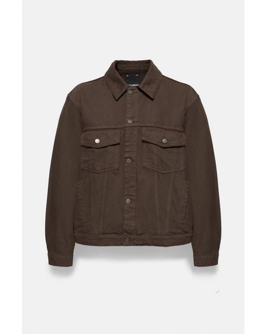 Giacca Trucker di Pull&Bear in Brown da Uomo