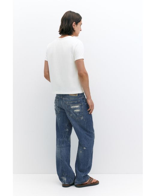 Pull&Bear Blue Pleasures X Stwd Jeans for men