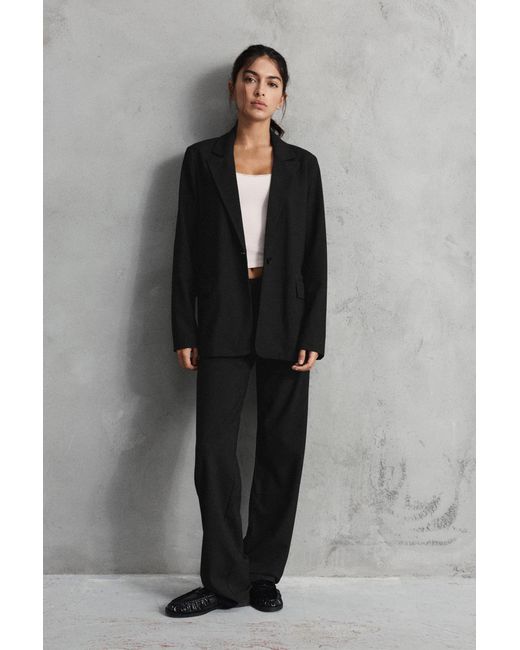 Pull&Bear Black Basic Blazer