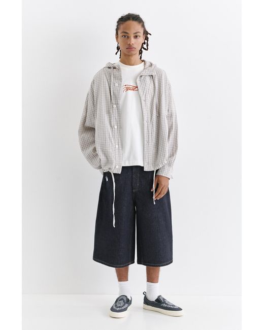 Pull&Bear Super Baggy Jorts in het Blue voor heren