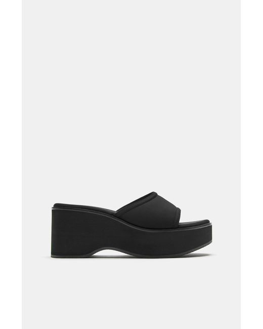 Sandali Zeppa Con Plateau di Pull&Bear in Red