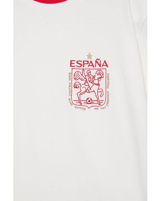 Pull&Bear White Spain Fifa World Cup 26 T-Shirt for men