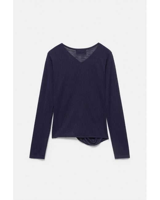 Pull Fin Froncé Pull&Bear en coloris Black