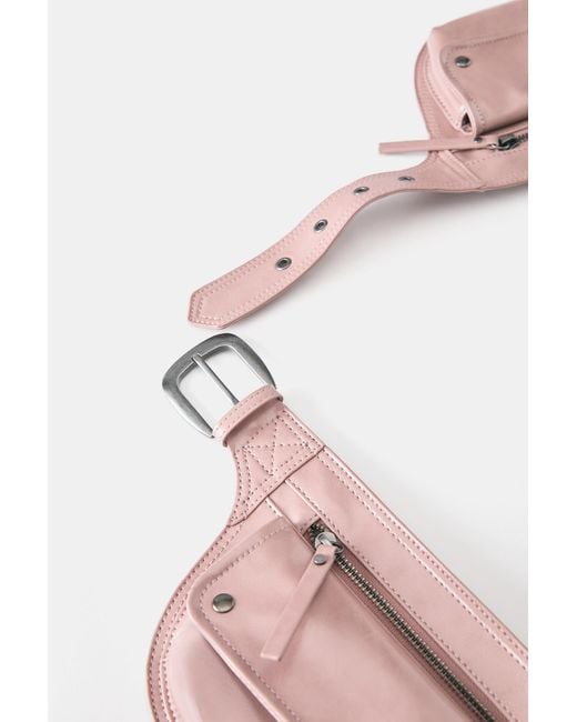 Pull&Bear Blue Belt Bag