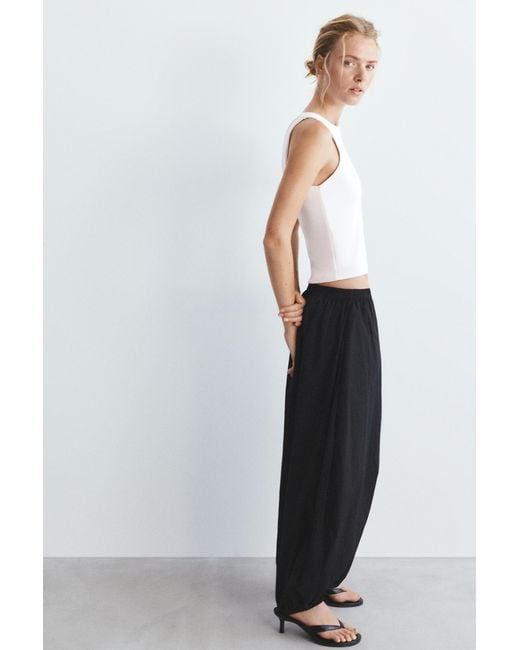 Pull&Bear White Soft-Touch Tank Top