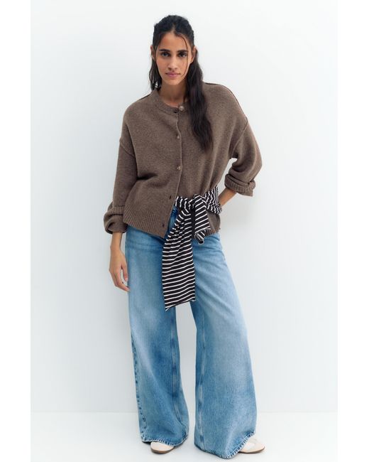 Cardigan di Pull&Bear in Black