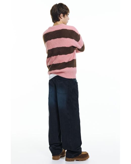 Pull À Rayures Pull&Bear pour homme en coloris Red