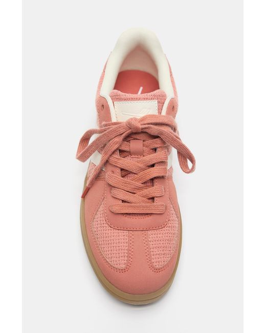 Pull&Bear Pink Retro Canvas Trainers