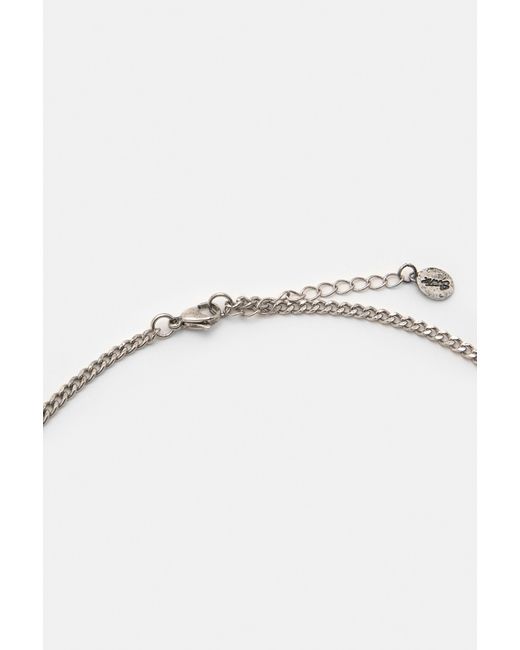 Pull&Bear Blue Double Pendant Necklace for men