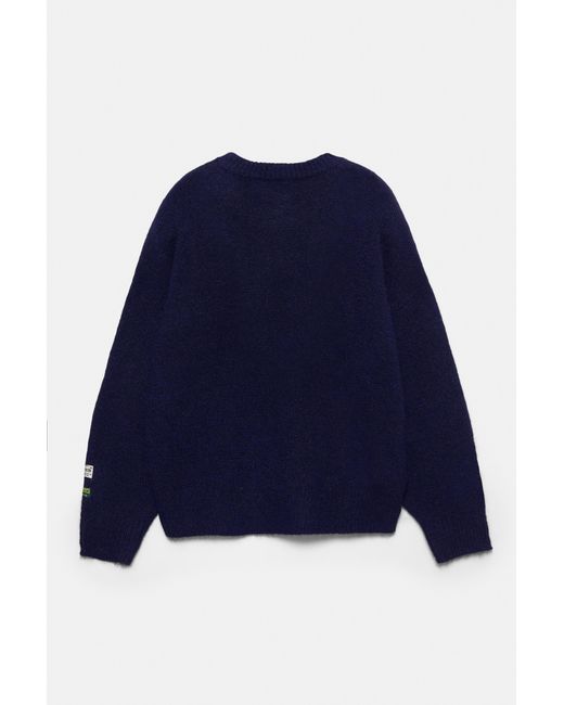 Maglia Basic Girocollo di Pull&Bear in Blue