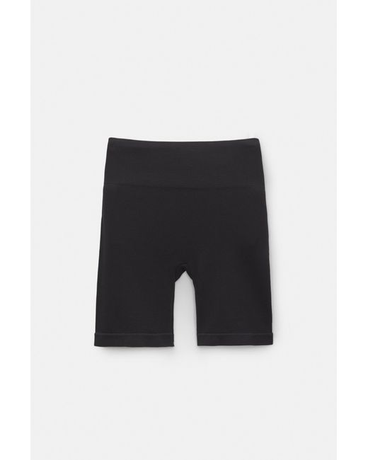 Pull&Bear White Seamless Ribbed Cycling Shorts