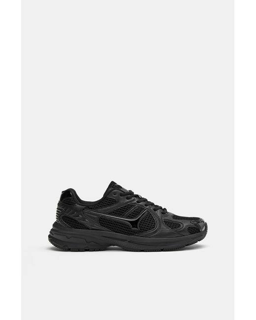Pull&Bear Black Multi-Piece Trainers for men
