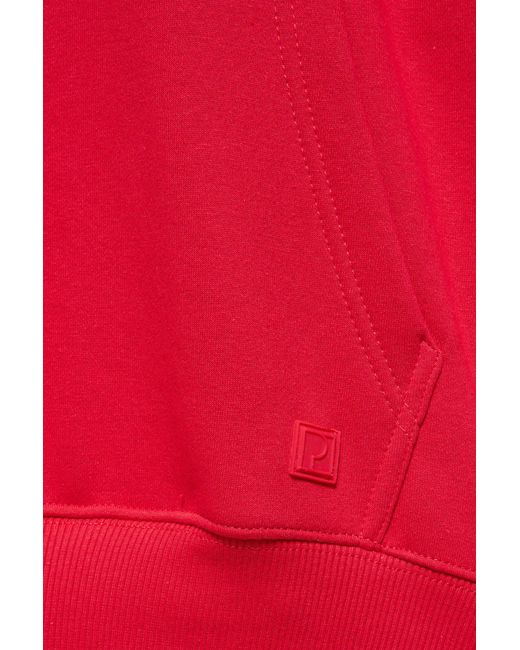 Pull&Bear Basic Sweater Met Capuchon in het Red voor heren