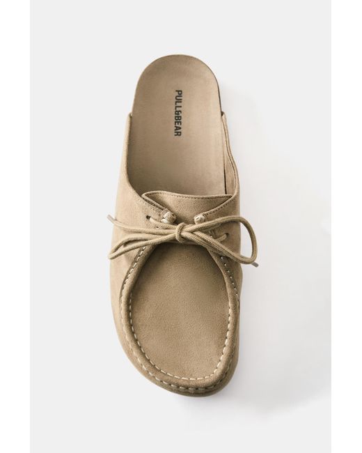 Sabots À Lacets Pull&Bear pour homme en coloris Natural