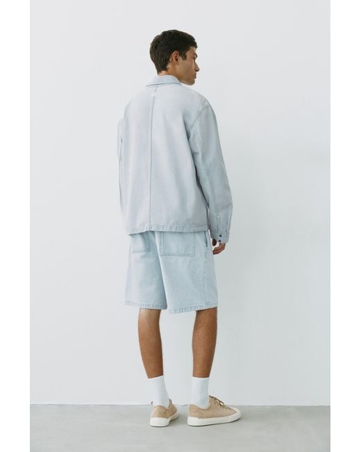 Pull&Bear Multicolor Denim Overshirt for men