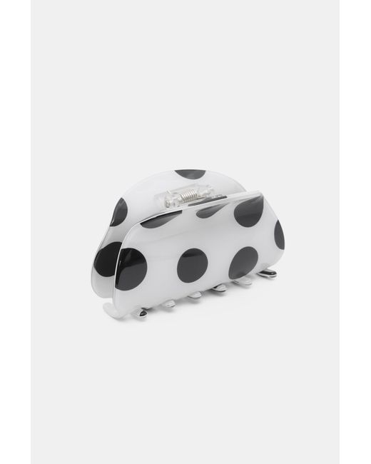 Pull&Bear White Polka Dot Hair Clip