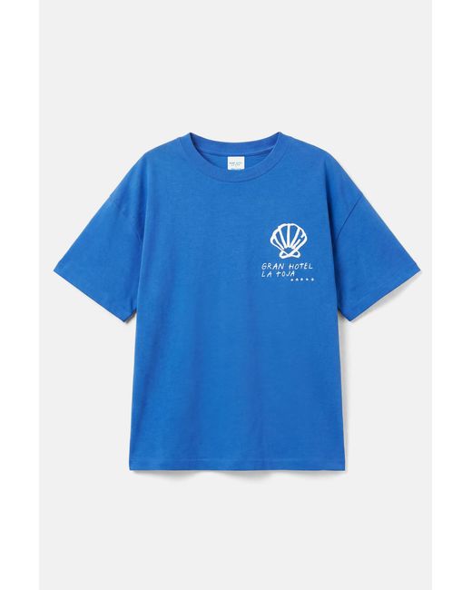 Pull&Bear Blue La Toja Shell T-Shirt