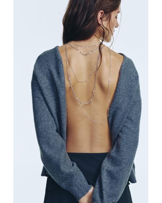 Collier Multiple Brillances Pull&Bear en coloris White