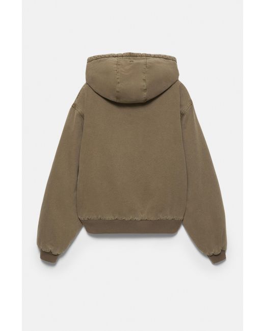 Giubbotto Con Cappuccio Interno di Pull&Bear in Brown