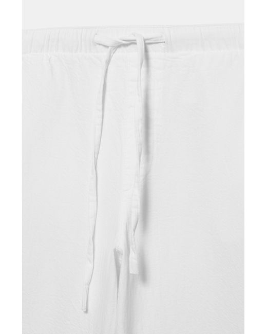 Pull&Bear Denim Joggingbroek Met Lage Taille in het White