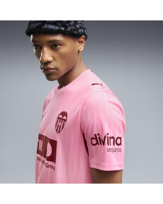 PUMA Pink Valencia Cf 26/27 Third Jersey for men