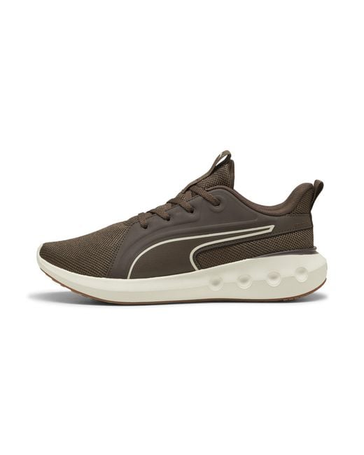 PUMA Brown Softride Carson Sneakers for men