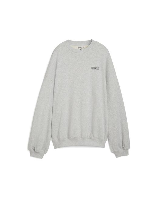PUMA X Rosã Oversized Top Met Ronde Hals Voor Maat in het Gray