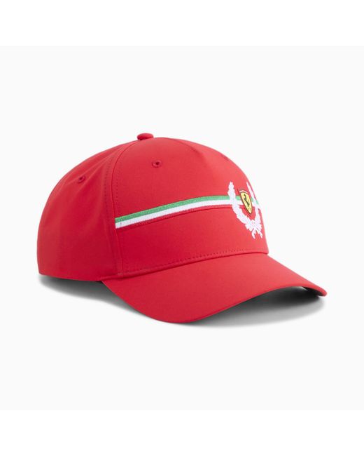 Cappellino Motorsport italiano Scuderia Ferrari Fanwear per di PUMA in Red