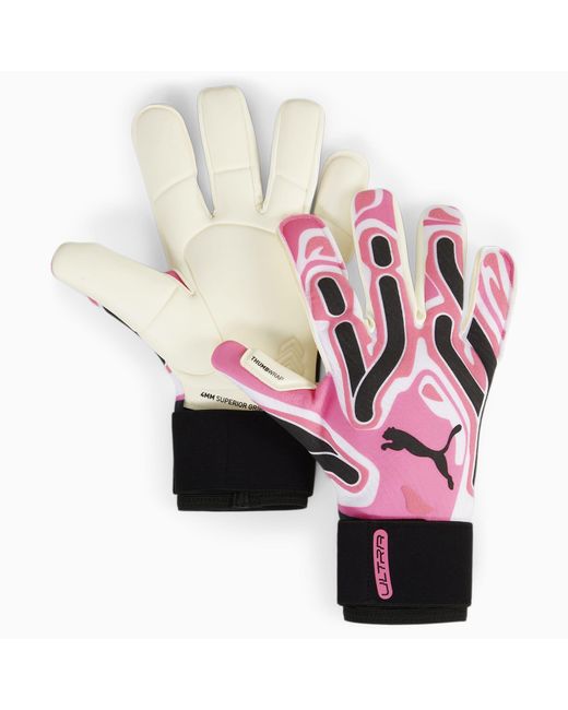 PUMA Ultra Ultimate Hybrid Keepershandschoenen Voor in het Pink