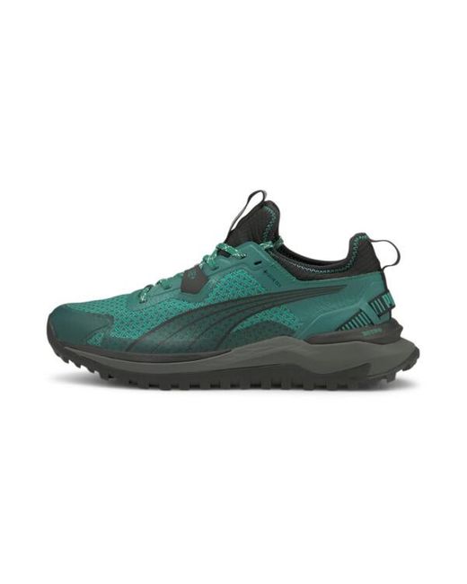 PUMA Voyage Nitro Gore Tex Running Shoes in Green for Men Lyst