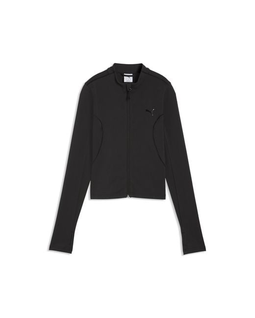 PUMA Black Tech Sense Slim Track Jacket